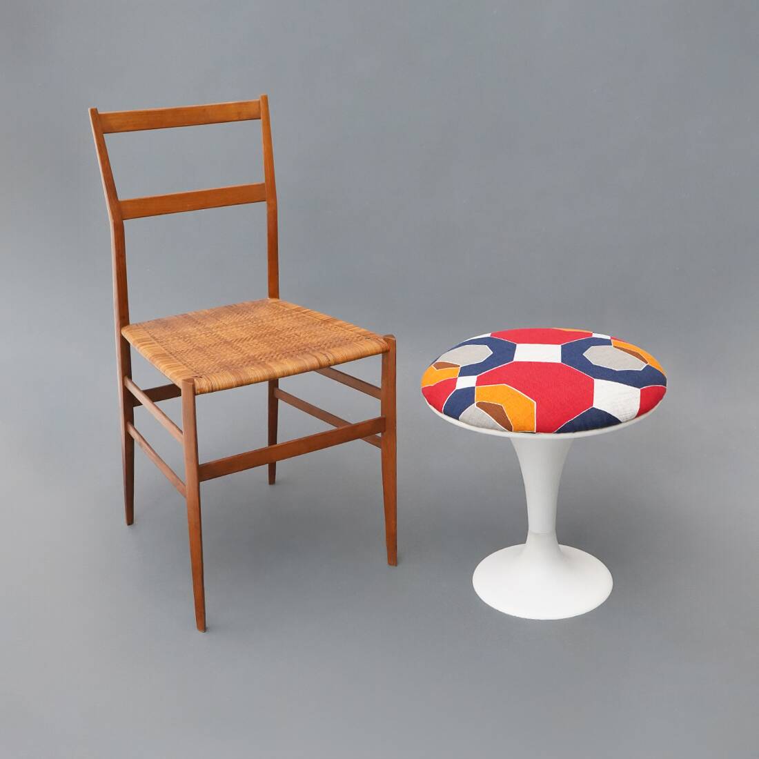Space Age stool with tulip base, 1960s