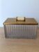 Vintage decorative box in ribbed glass – 1960s/70s