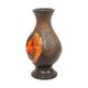 Rare Orange Fat Lava Vase West Germany Walter Gerhards 26cm