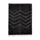 Tapis marocain moderne noir