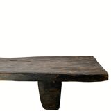 Vintage wabi sabi Senufo or Naga bench low table
