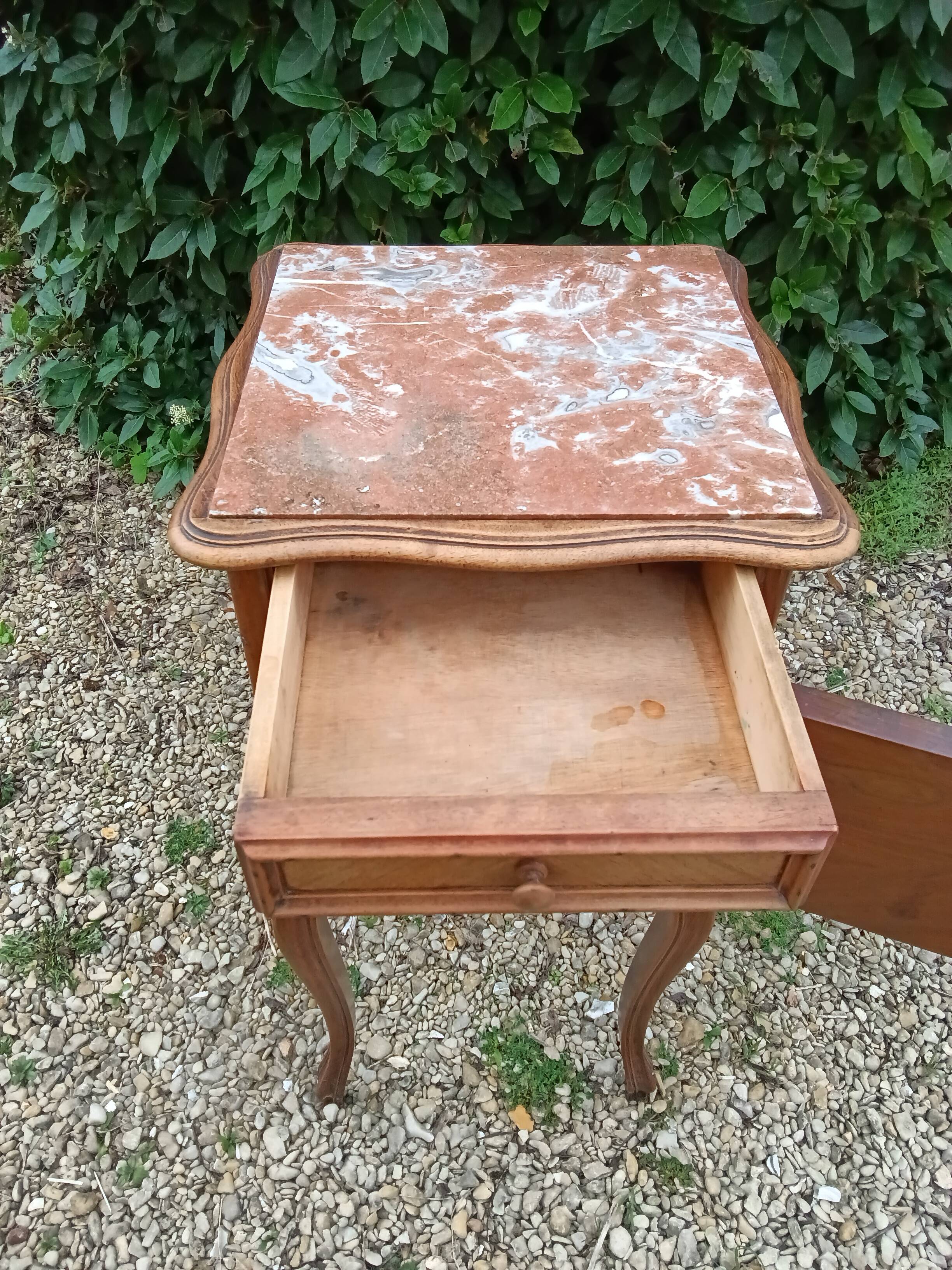 Louis XV style bedside table