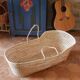 Couffin bébé en osier avec matelas (vintage)
