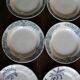 6 Terre de Fer blue Marcel Alésia Exotic Longchamp plates