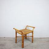 Rattan side table