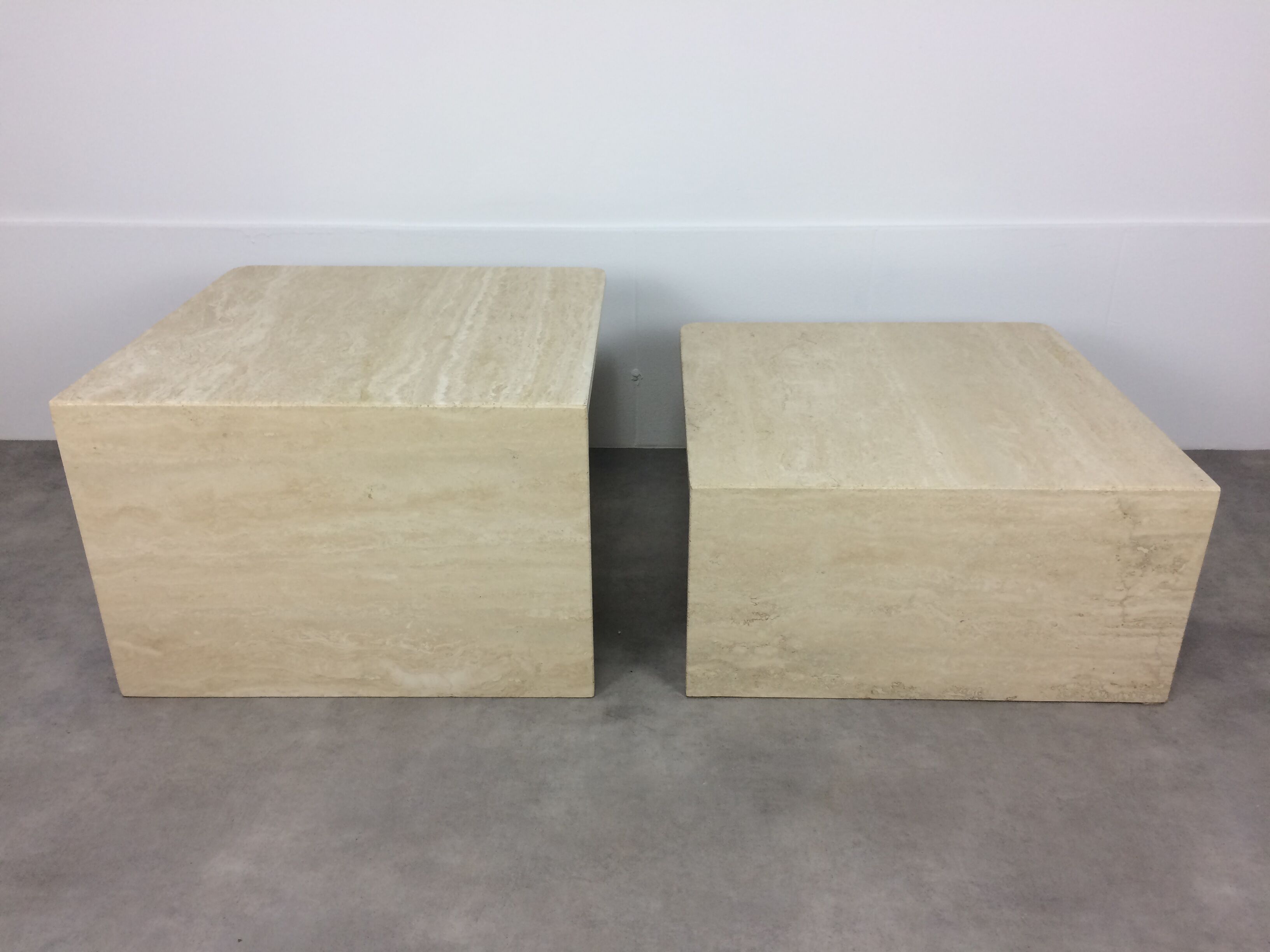 Travertine coffee table set, sofa tips