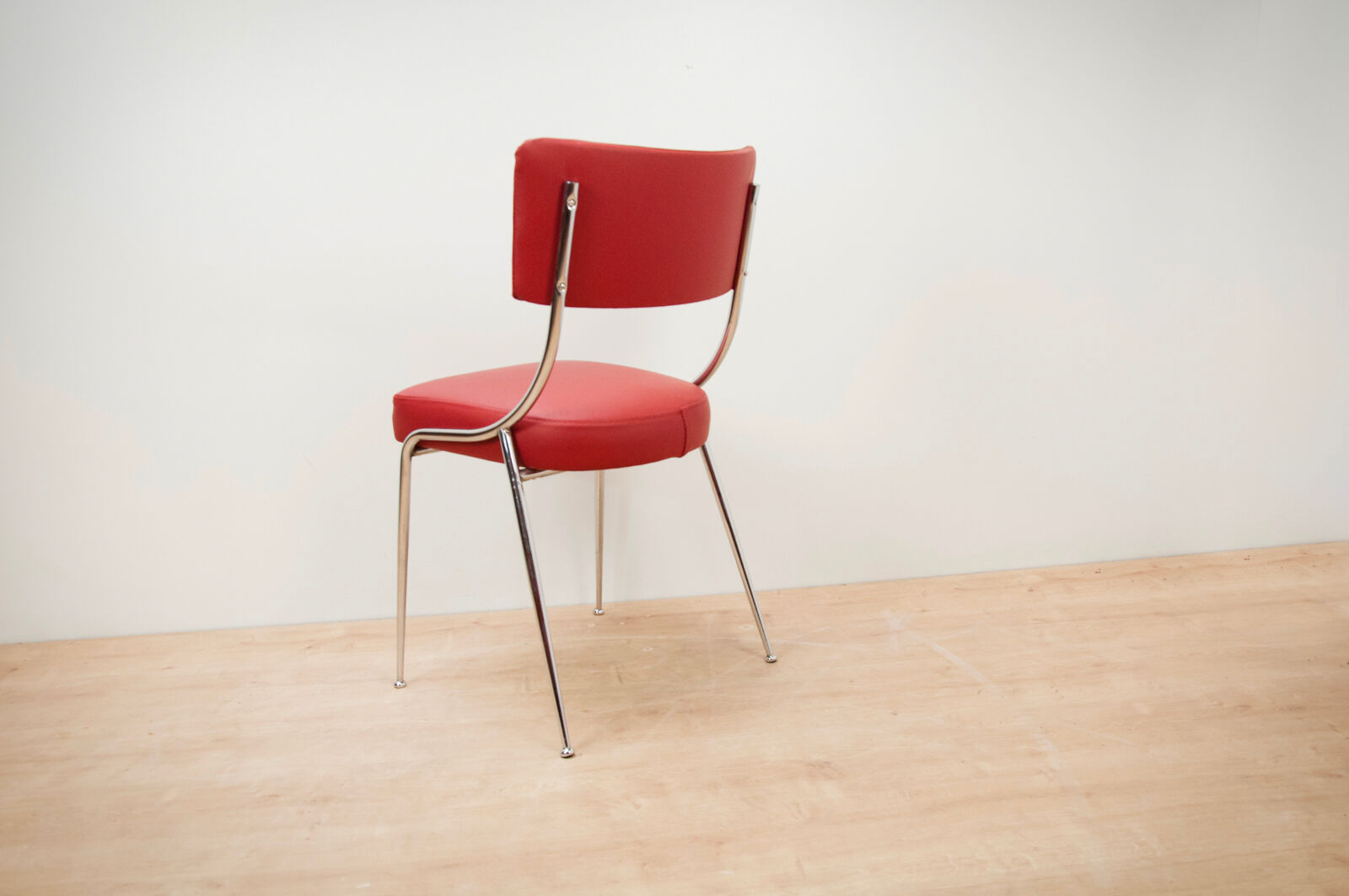 Italian Chrome Dinning Chairs, 1950s, Set of 2