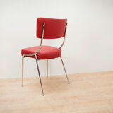 Italian Chrome Dinning Chairs, 1950s, Set of 2