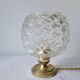 Brass and glass lamp