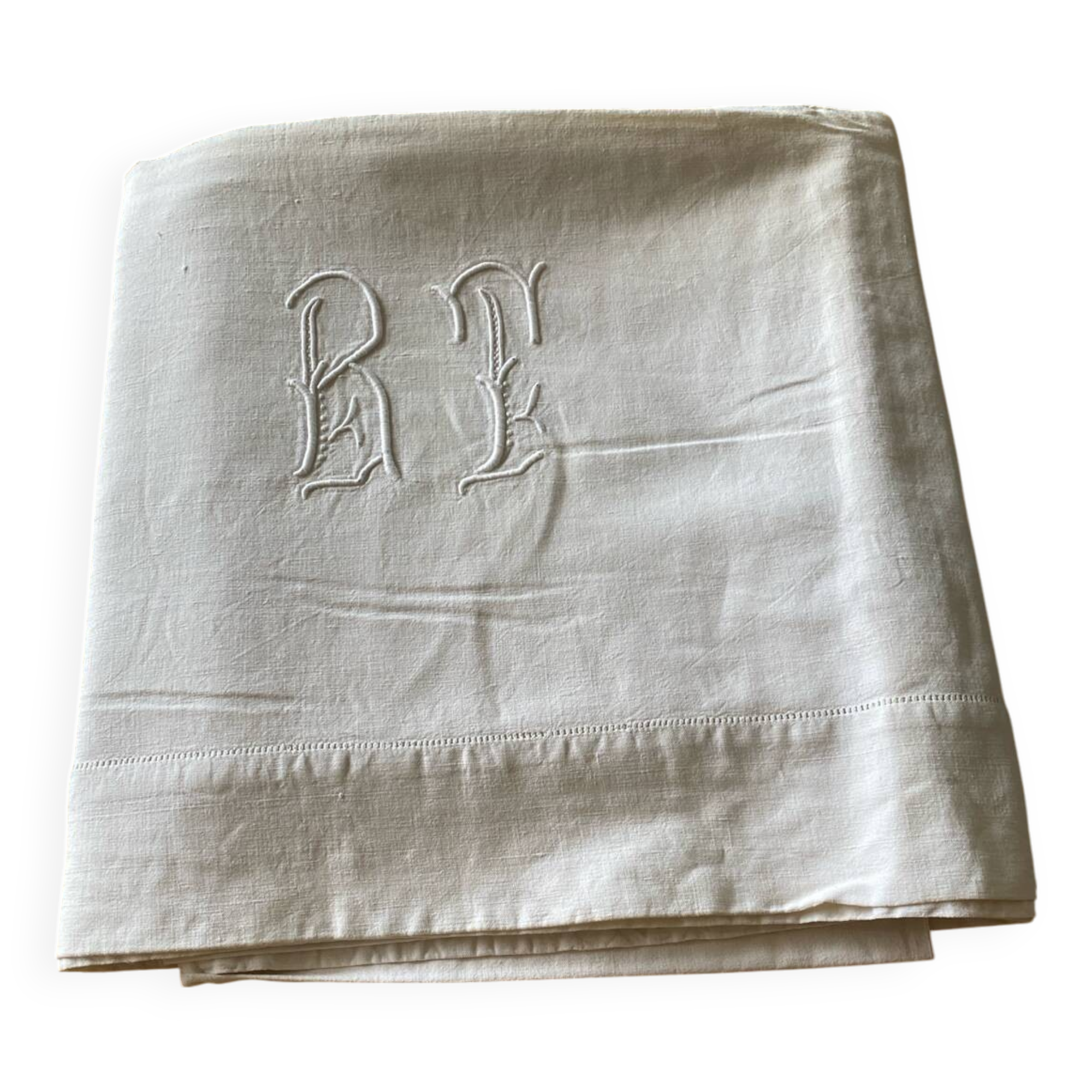 Antique RT monogram sheet