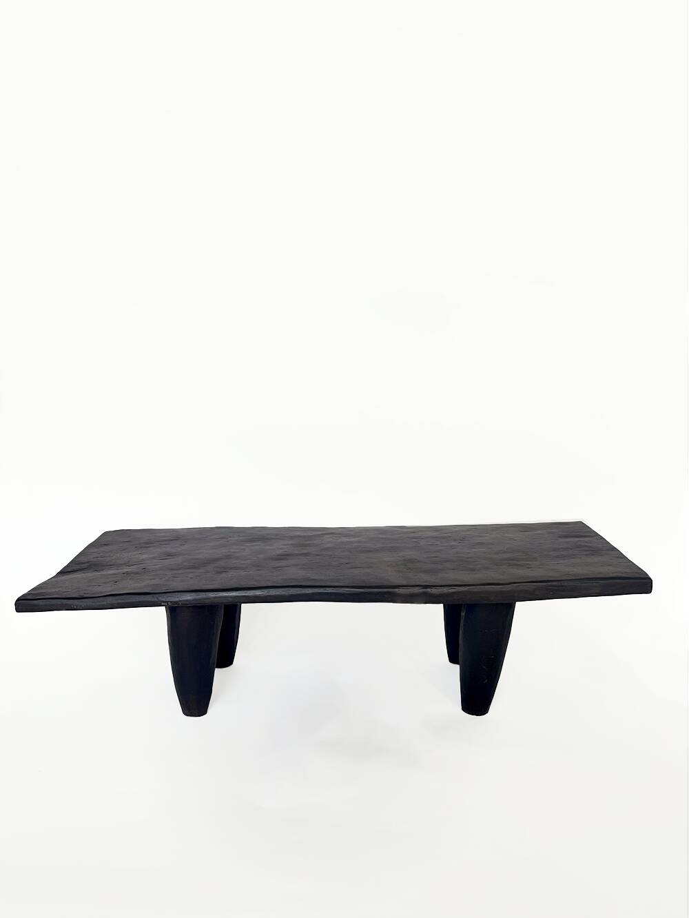 Solid wood bench or coffee table 108 cm – Unique Senufo piece, craftsmanship
