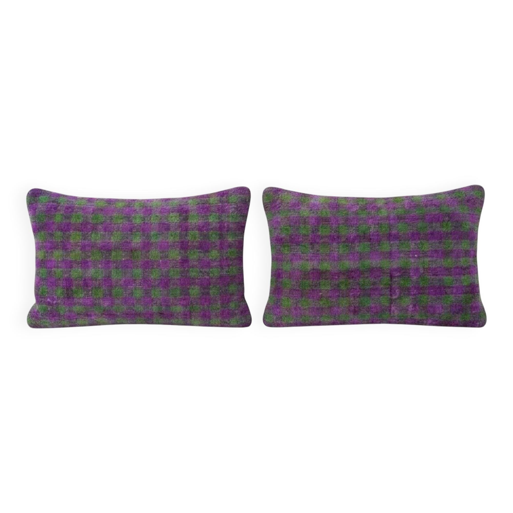 Set of 2 vintage kilim cushion covers 41x61 cm