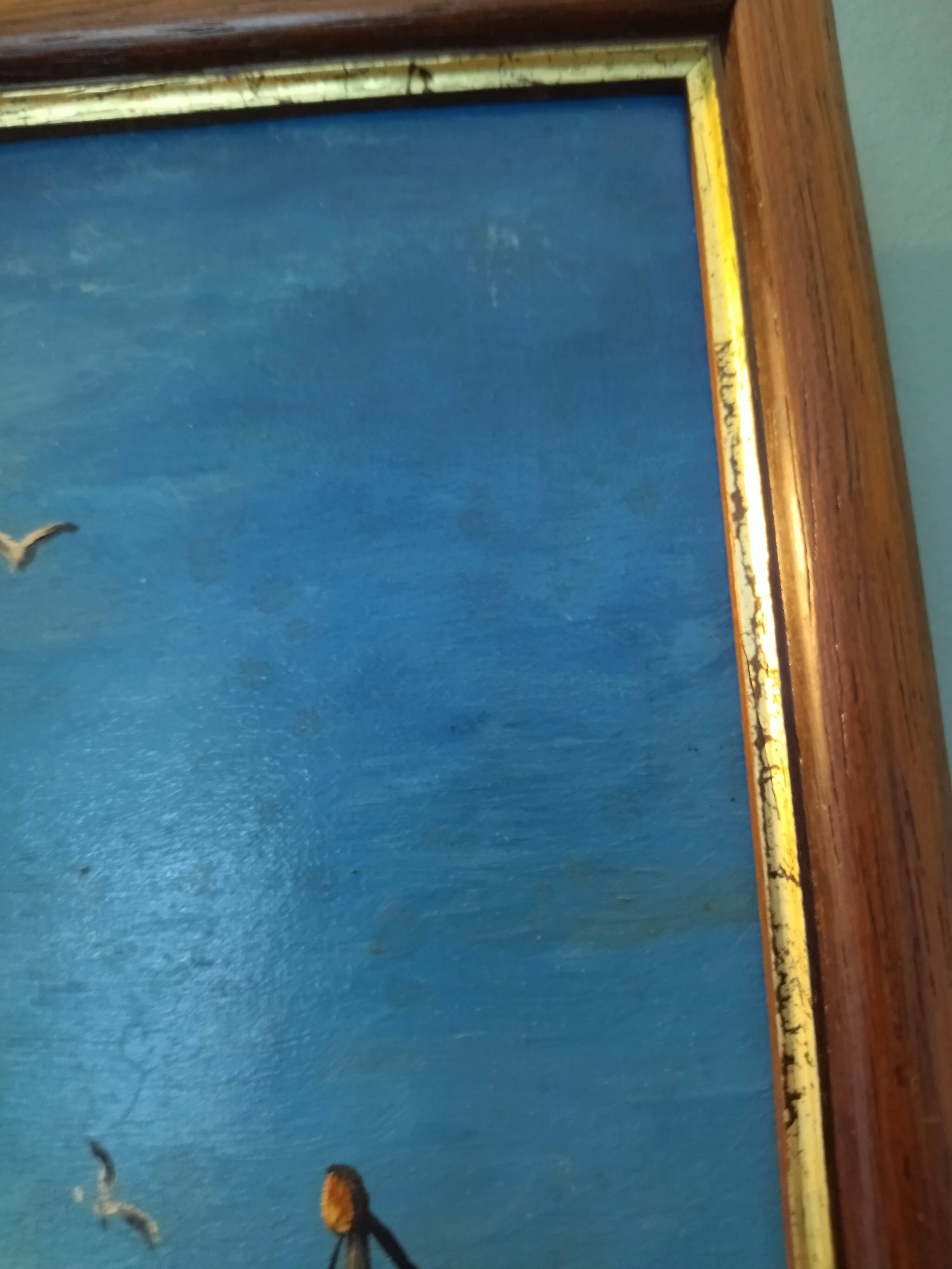 Painting the oil on canvas signed