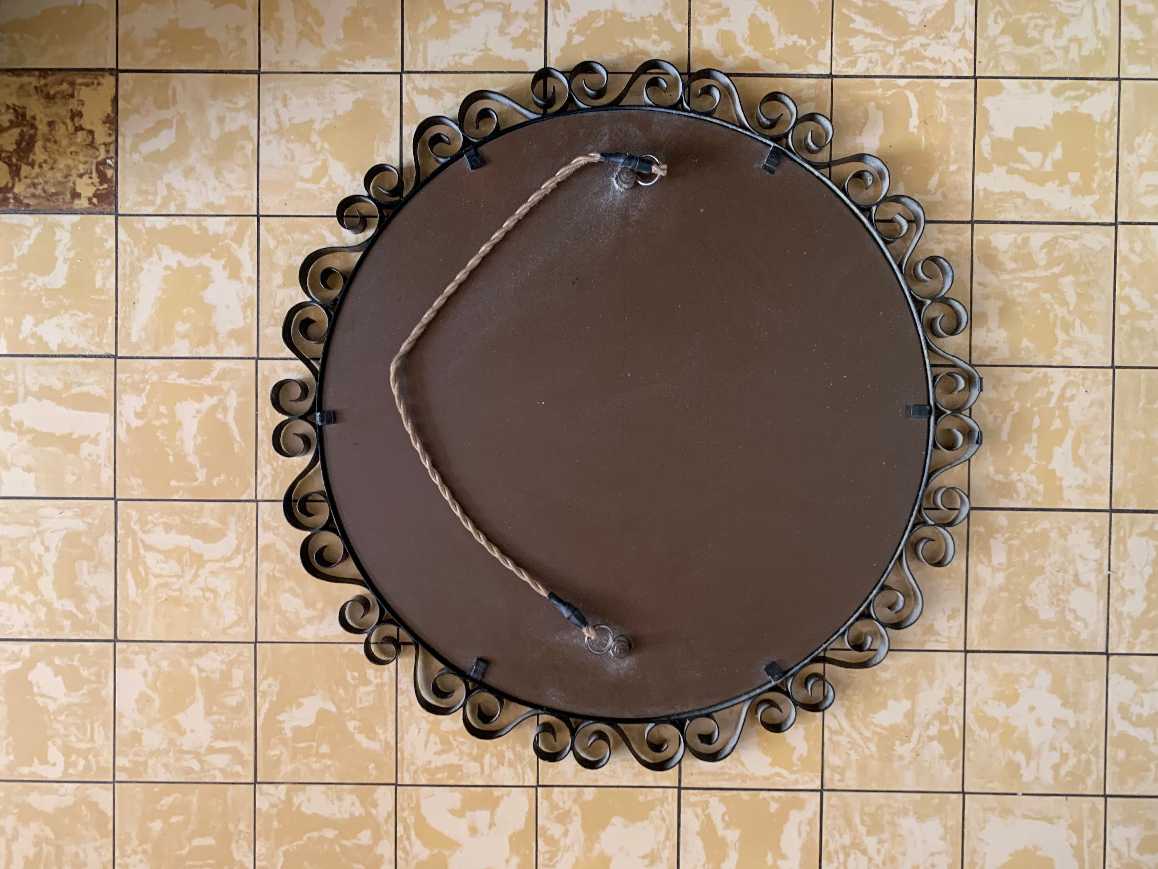 Wrought iron mirrors  38x100cm