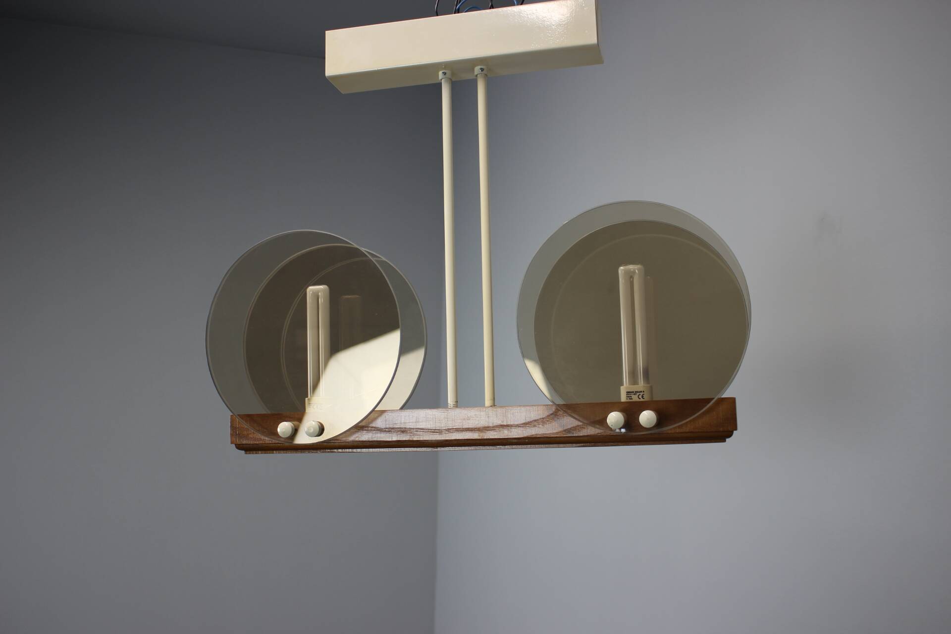 Vintage chandelier by Inva Litomerice, 1980s