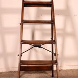 19th-century mahogany library ladder