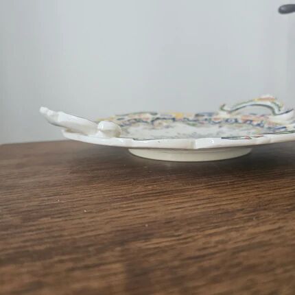 Desvres earthenware plate - Model 1709