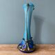 Blown glass vase signed Jean Michel Operto de Biot