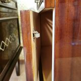 Pair of Vintage Wooden Nightstands: Mid-Century Modern Bedside Tables