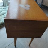 Vintage wooden bedside tables