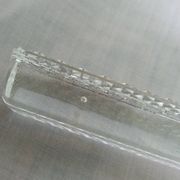 12 crystal knife rests in their box, Hungary, diamond point