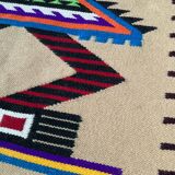 Tapis vintage 100% laine tissée