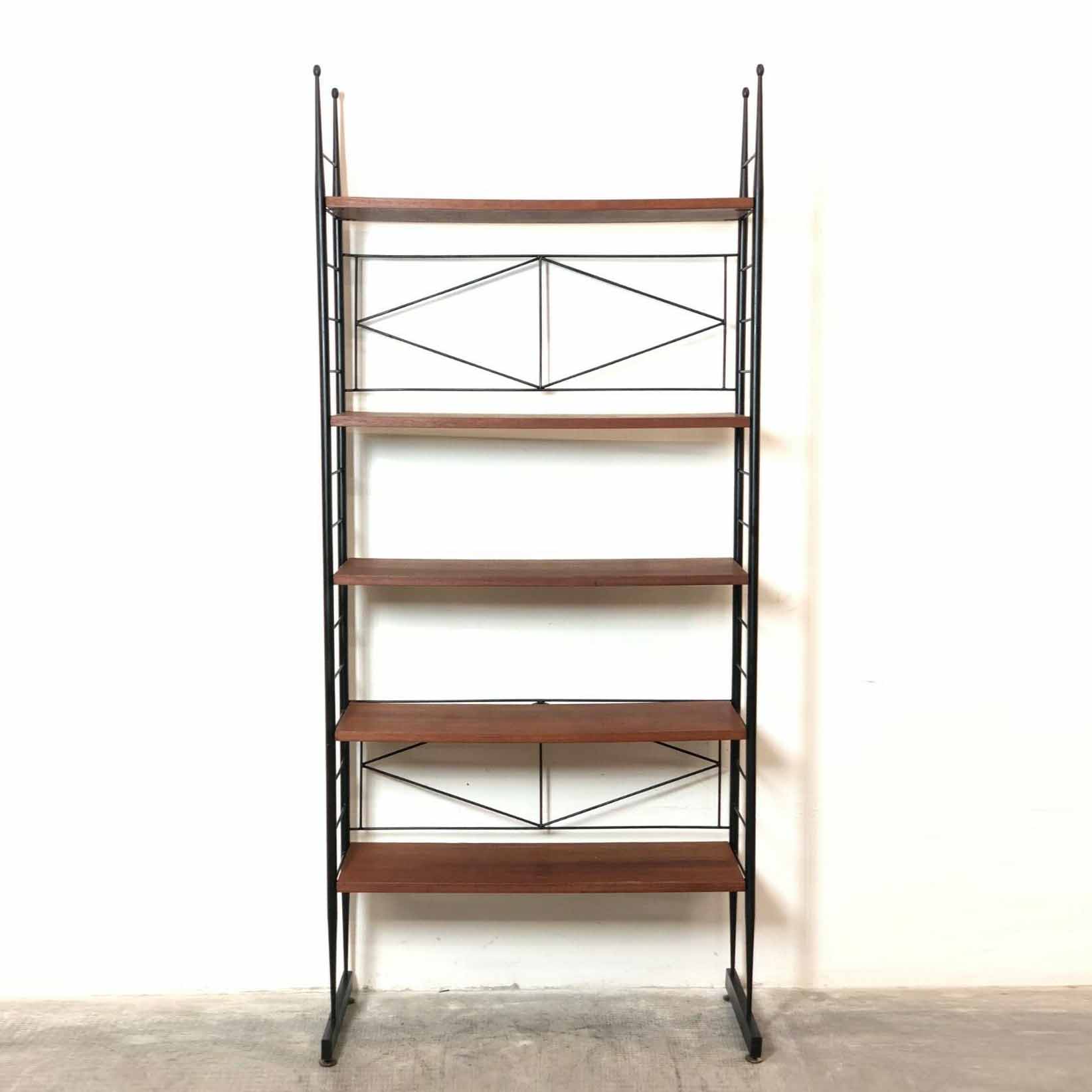 Storage cabinet - modernist library. Italy, 50s