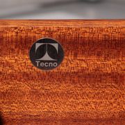 Osvaldo Borsani for Tecno ‘T96’ executive corner desk in black lacquered wood