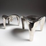Pair of nagel candlesticks