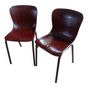 Paire de chaises vintage