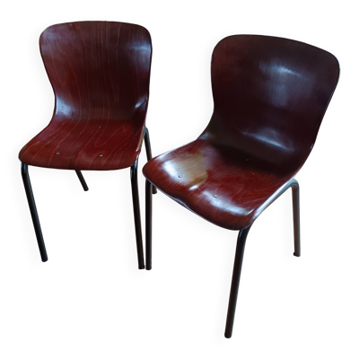 paire de chaises vintage Pagholz 1960/1970