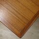 Danish Scandinavian extendable dining table in teak, 1960.