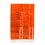 Moroccan Berber rug Mrirt orange terracotta