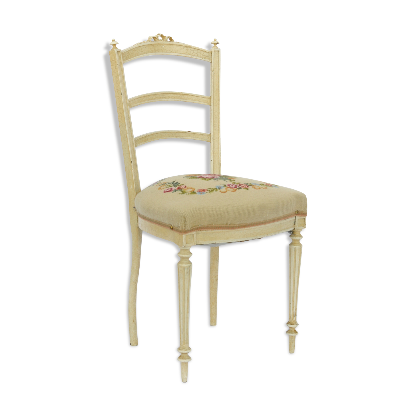 Louis XVI-style upholstered chair