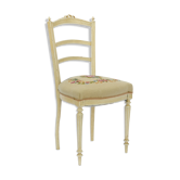 Chaise tapissée de style Louis XVI