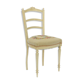Louis XVI-style upholstered chair