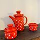 Waestersbach service 60' teapot milk pot and sugar bowl