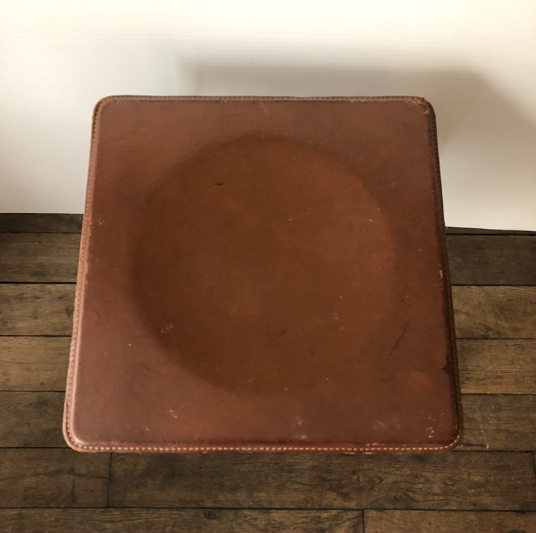 Matteo Grassi 'Havana' leather stool