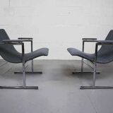 Pair of "Oslo" armchairs by Rudi Verelst for Novalux Belgium, 1965