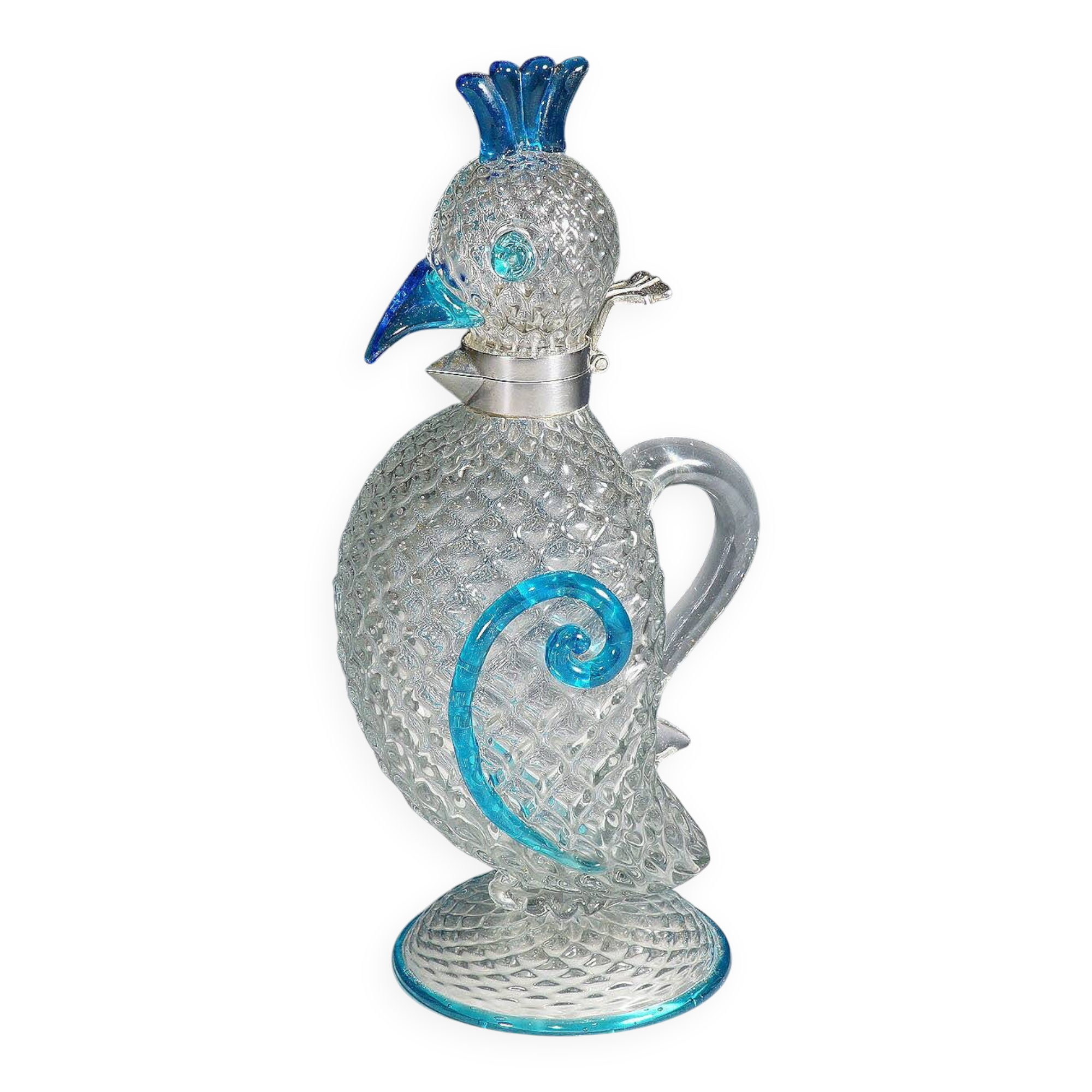 Cruche en verre d'art par Flavio Poli pour Seguso Vetri d'Arte vers 1962