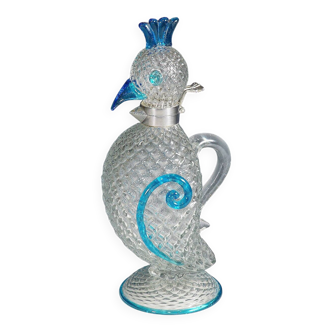 Art glass vase by Flavio Poli for Seguso Vetri d'Arte circa 1962