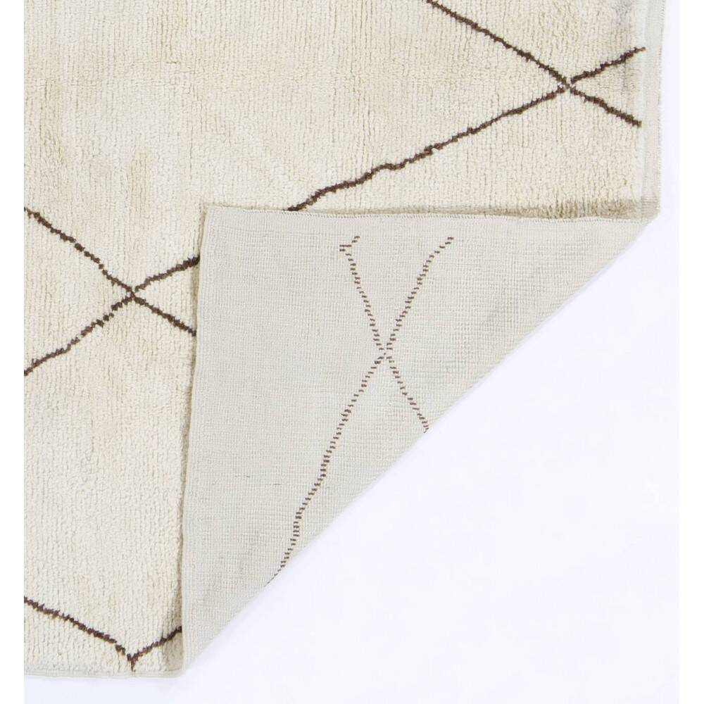 Hand-knotted Moroccan Tulu Rug. 100% Natural Wool. Atlas Design Contemporary Carpet. Custom Options Available