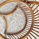 Pair of vintage rattan armchairs circa the 1960s.