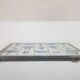 Warming tray/ceramic, silver/stainless steel, Germany/1970s.