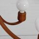 Vintage teak Candela pendant lamp Domus Danish design