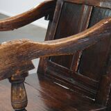 Antique Oak Wainscot Chair / Side Chair from the 17th Century