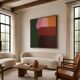 Abstract painting "late in the afternoon"