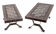 Duo of wrought iron tables