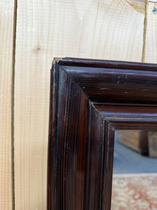 Miroir en bois style Palissandre miroir mercure.