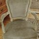 Pair of cabriolet armchairs in Louis XV style